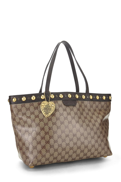 Gucci,  Original GG Crystal Babouska Shopping Tote Medium, Brown