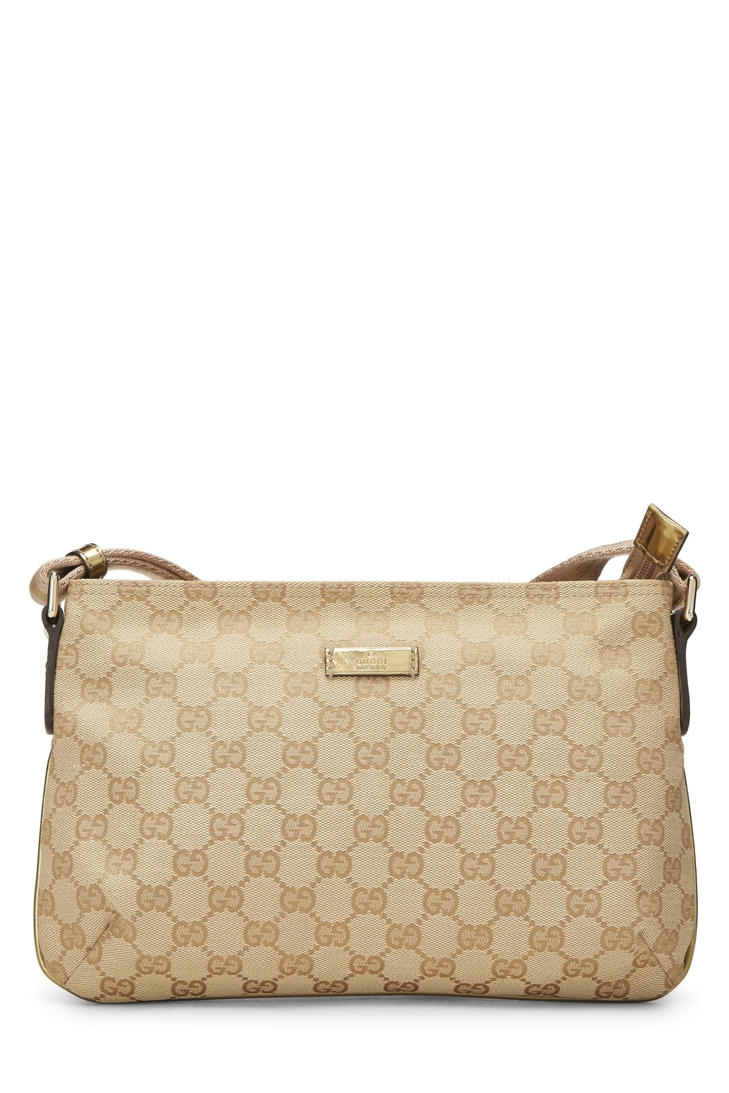 Gucci,  Original GG Canvas Web Messenger, Gold