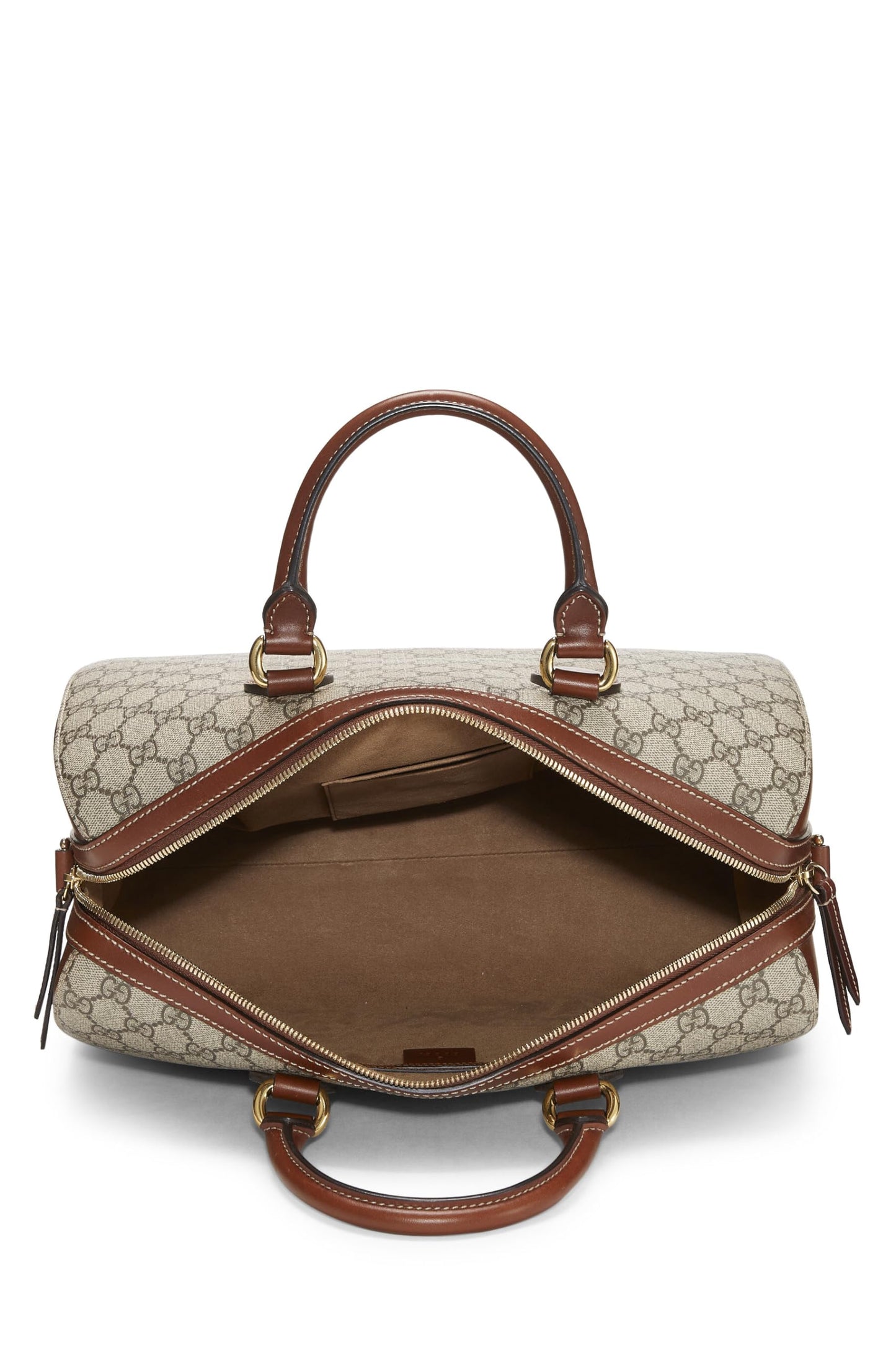 Gucci,  Original GG Supreme Canvas Boston Handbag, Brown