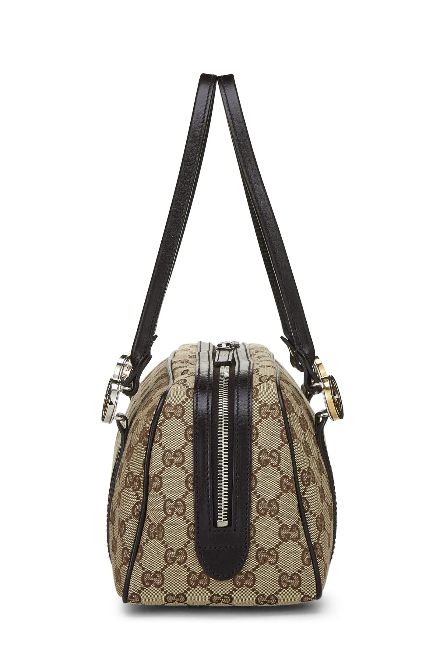 Gucci,  Original GG Canvas Twins Boston Bag, Black