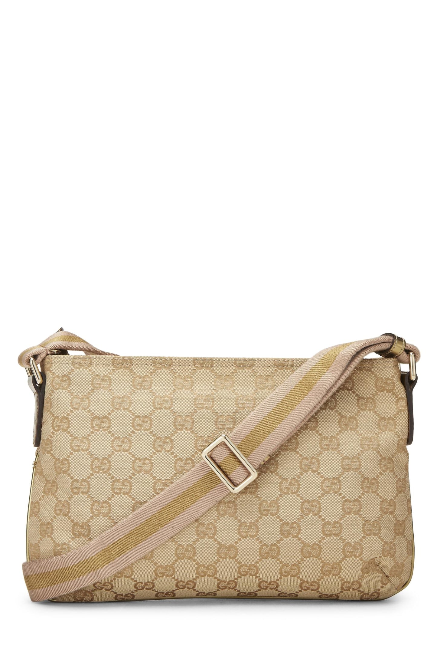 Gucci,  Original GG Canvas Web Messenger, Gold