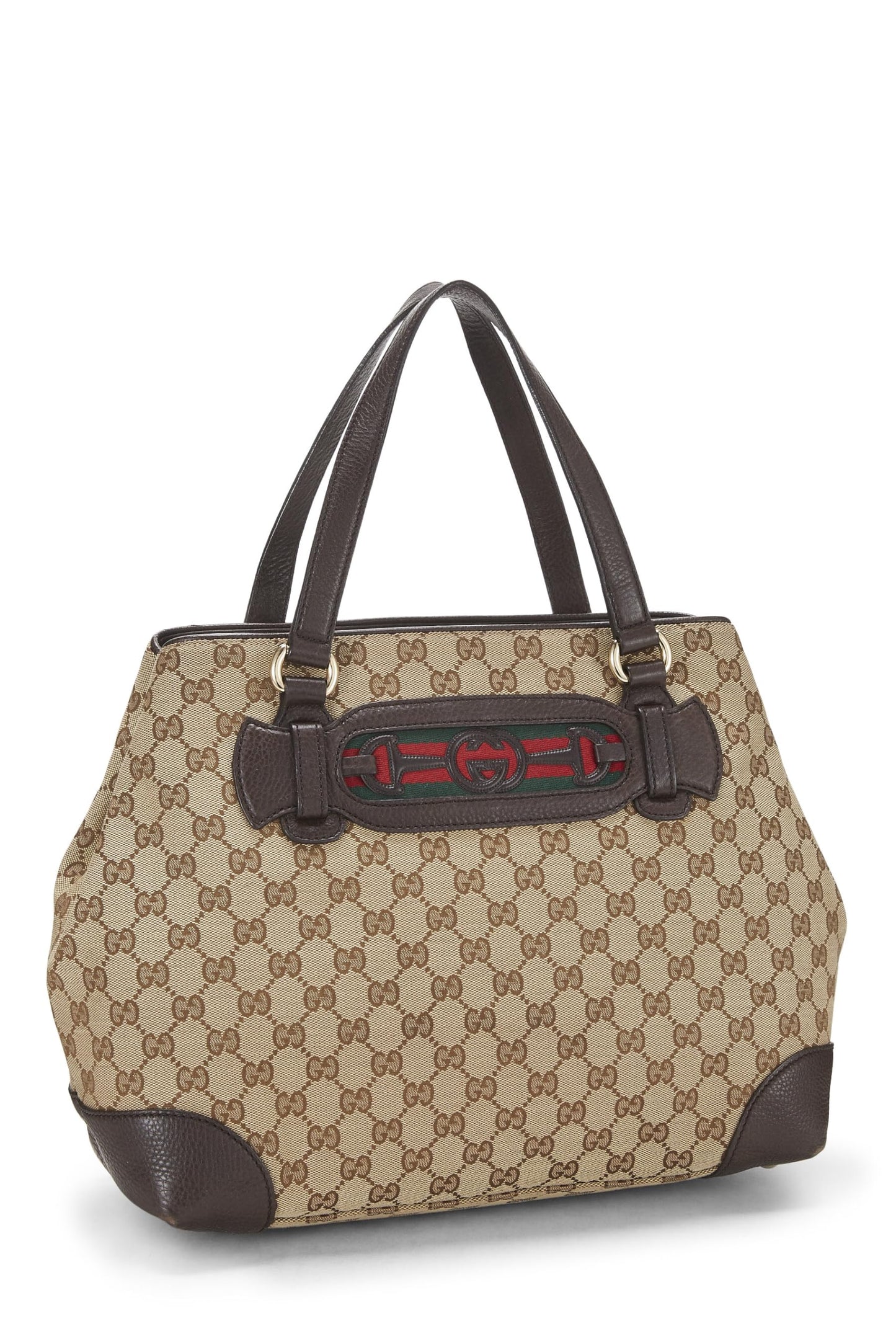 Gucci,  Original GG Canvas Dressage Tote Bag, Brown