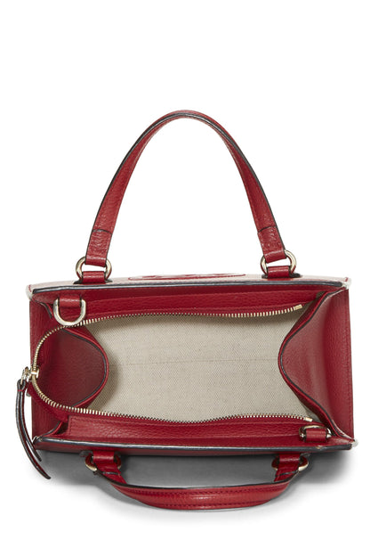 Gucci,  Red Grained Leather Soho Handbag, Red