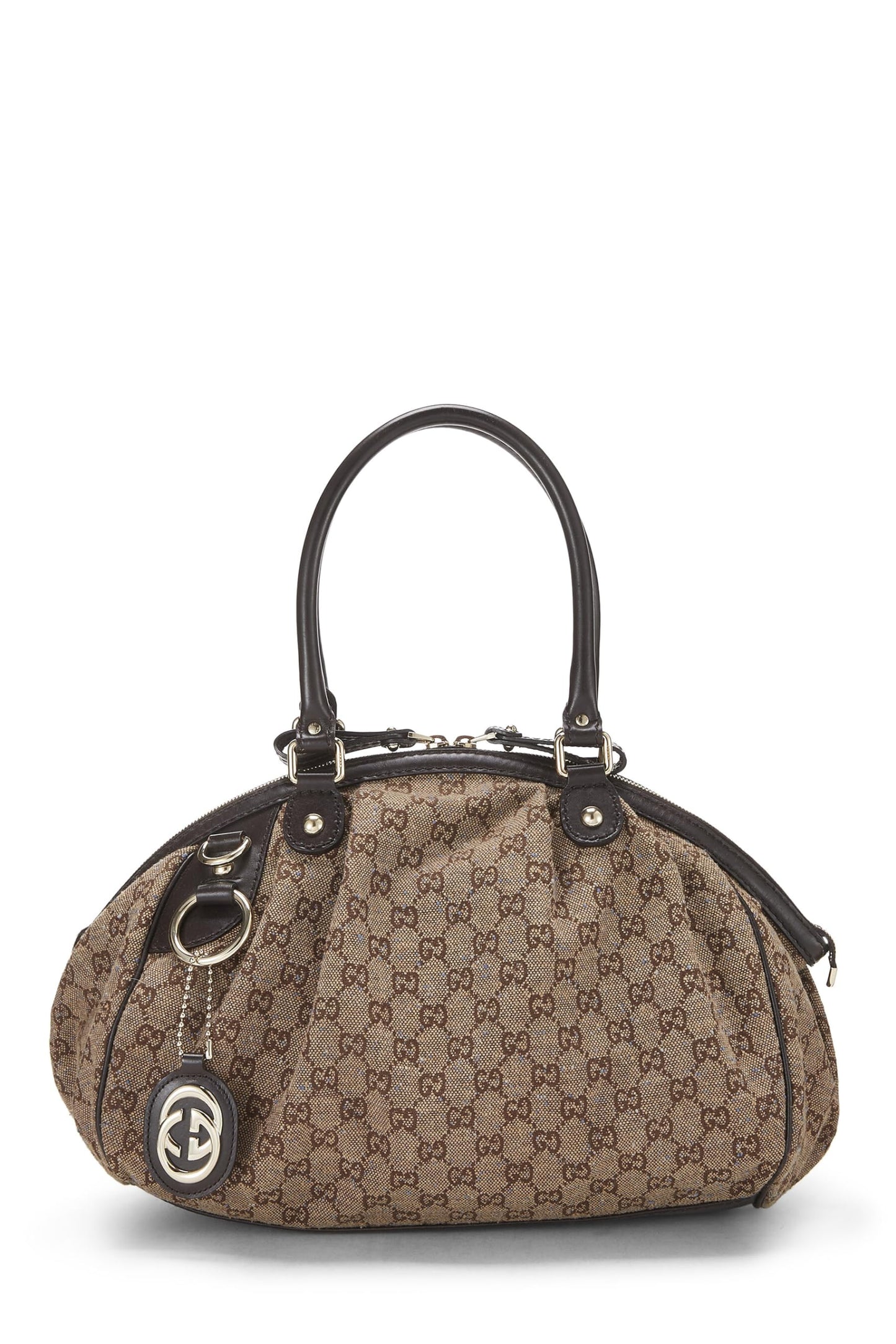 Gucci,  Original GG Canvas Sukey Boston, Brown