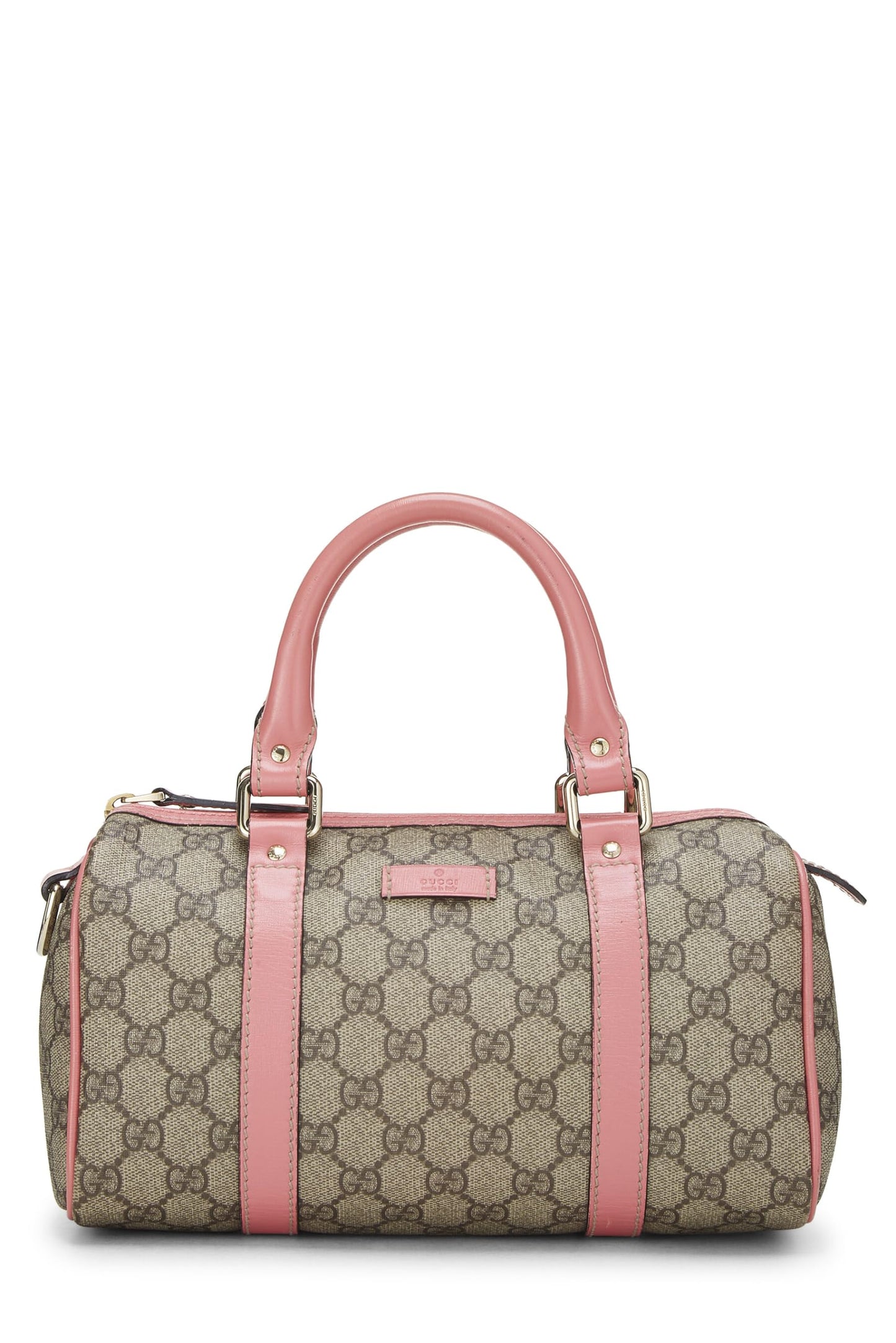 Gucci,  Pink Original GG Supreme Canvas Joy Boston Bag, Pink