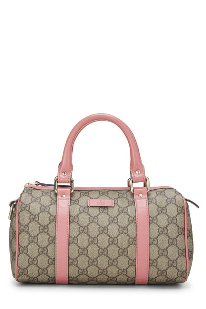 Gucci,  Pink Original GG Supreme Canvas Joy Boston Bag, Pink