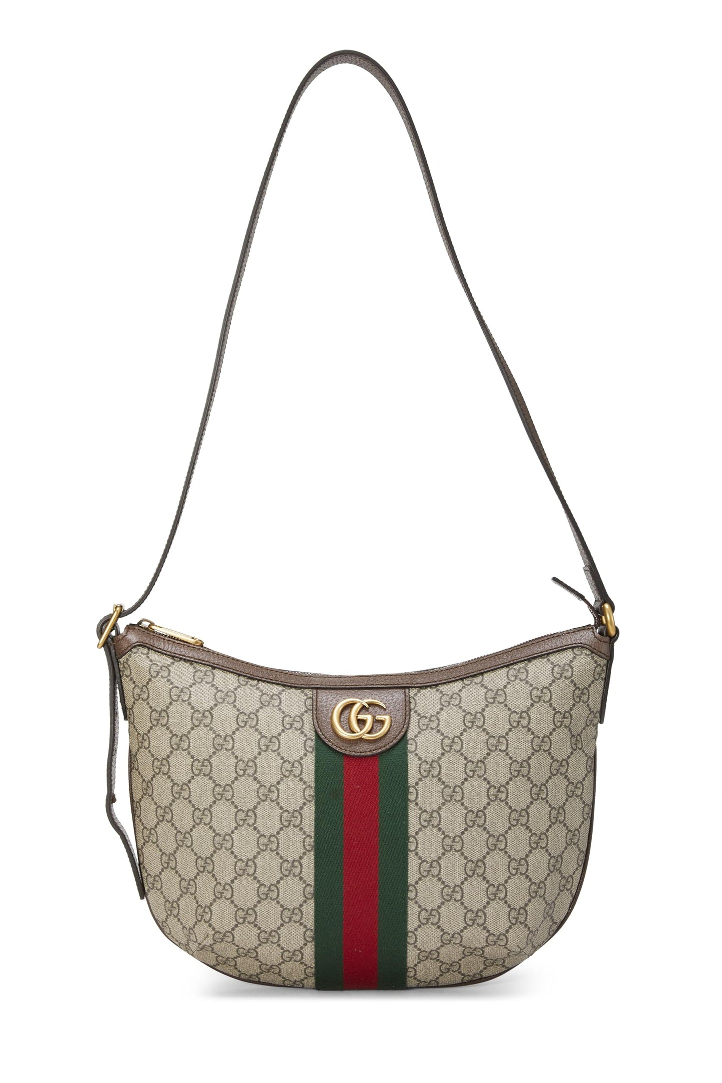 Gucci,  Original GG Supreme Canvas Ophidia Shoulder Bag, Brown