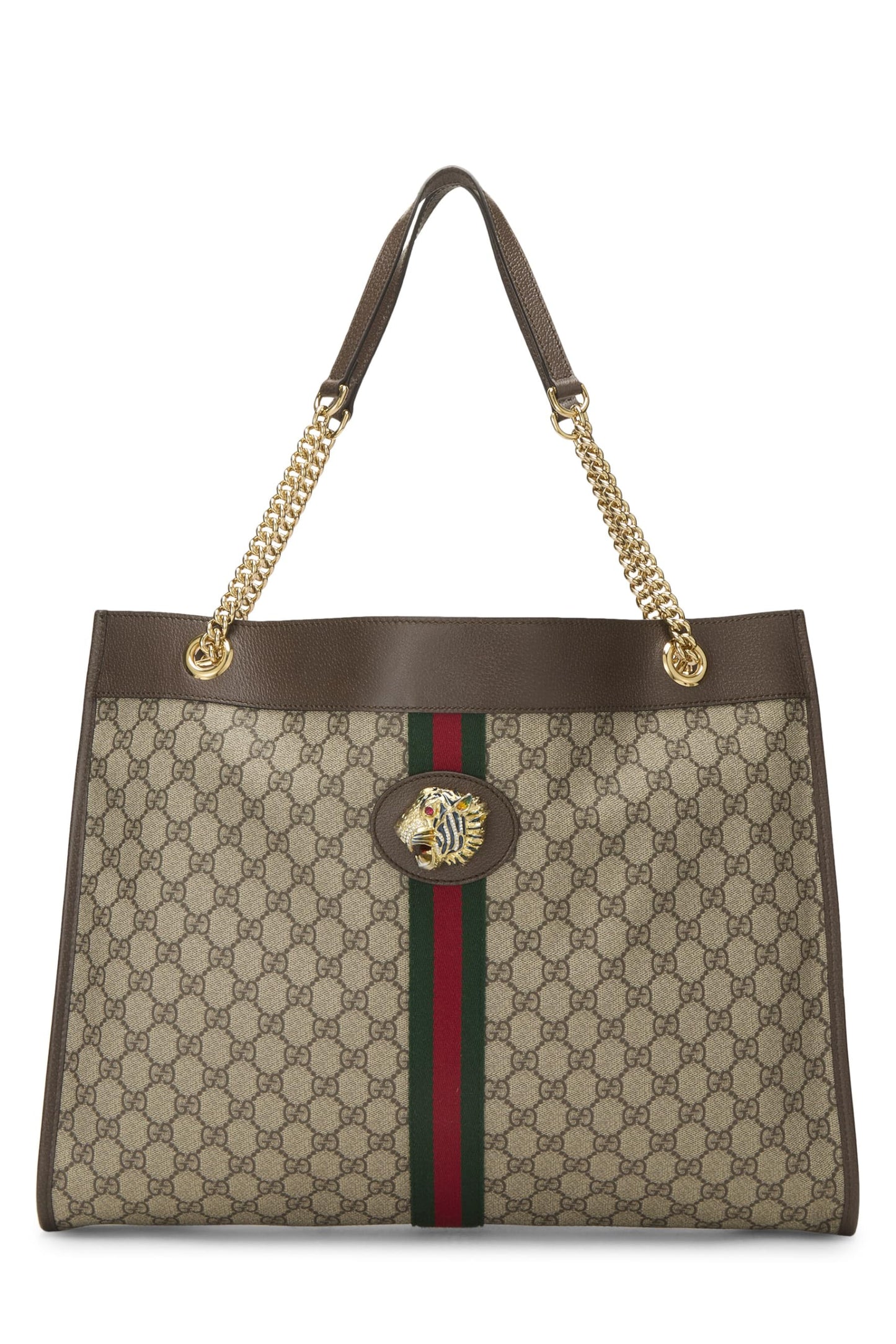 Gucci,  Brown Original GG Supreme Canvas Rajah Tote, Brown