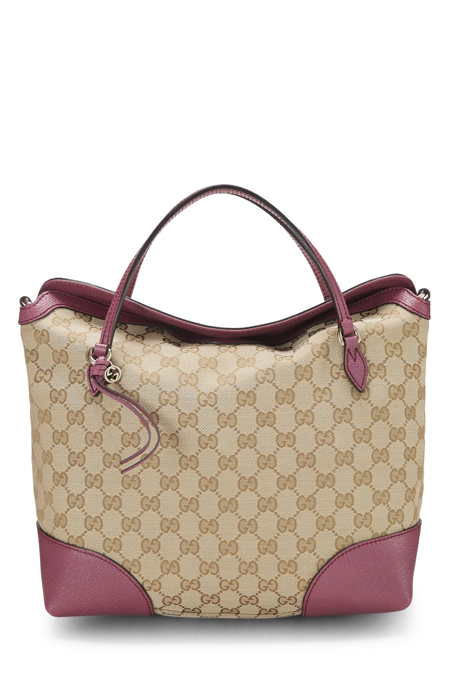 Gucci,  Pink Original GG Canvas Bree Handbag, Pink