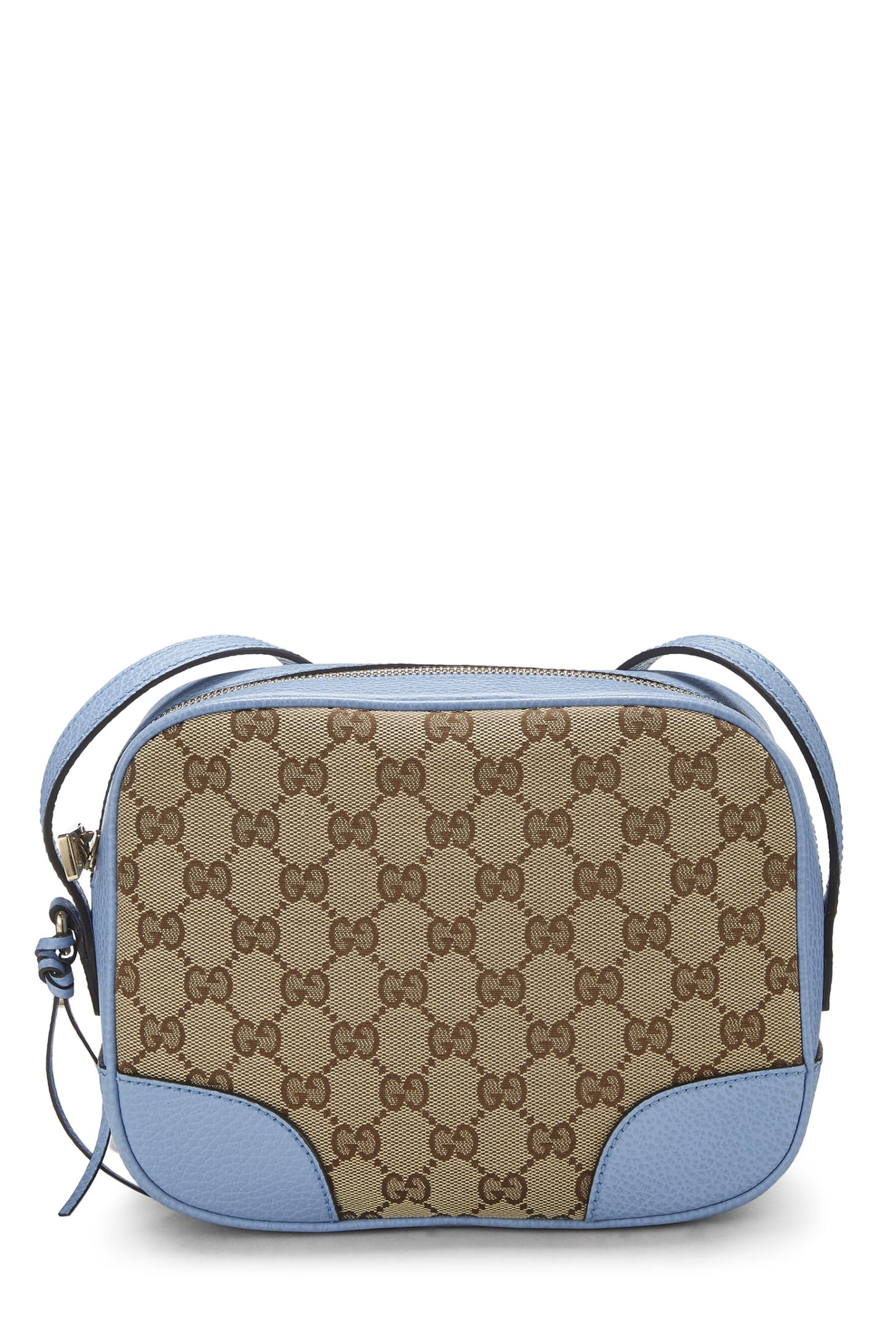 Gucci,  Blue Original GG Canvas Bree Crossbody, Blue