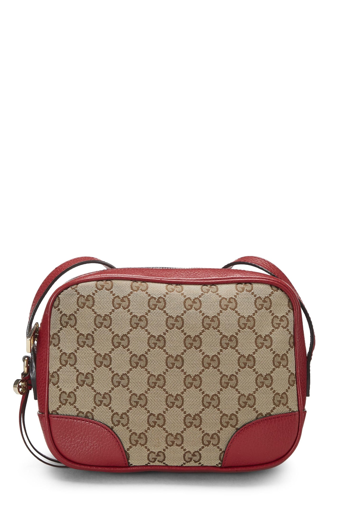 Gucci,  Red Original GG Canvas Bree Crossbody Mini, Red