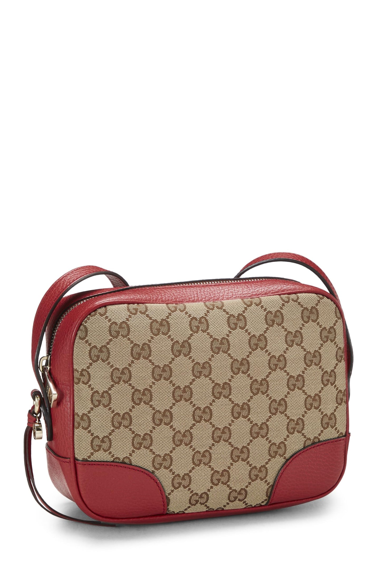 Gucci,  Red Original GG Canvas Bree Crossbody, Red