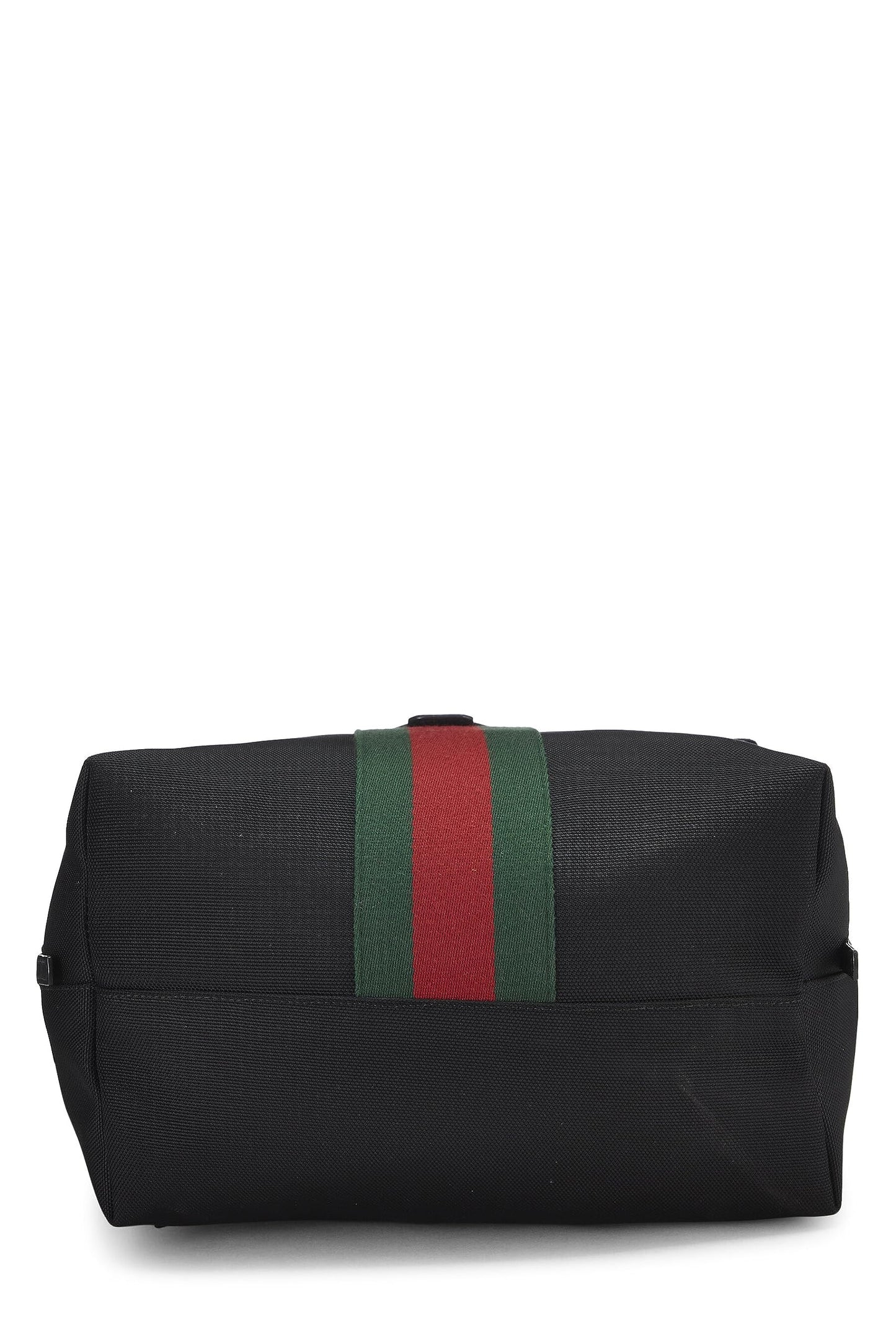 Gucci,  Black Techno Canvas Web Backpack, Black