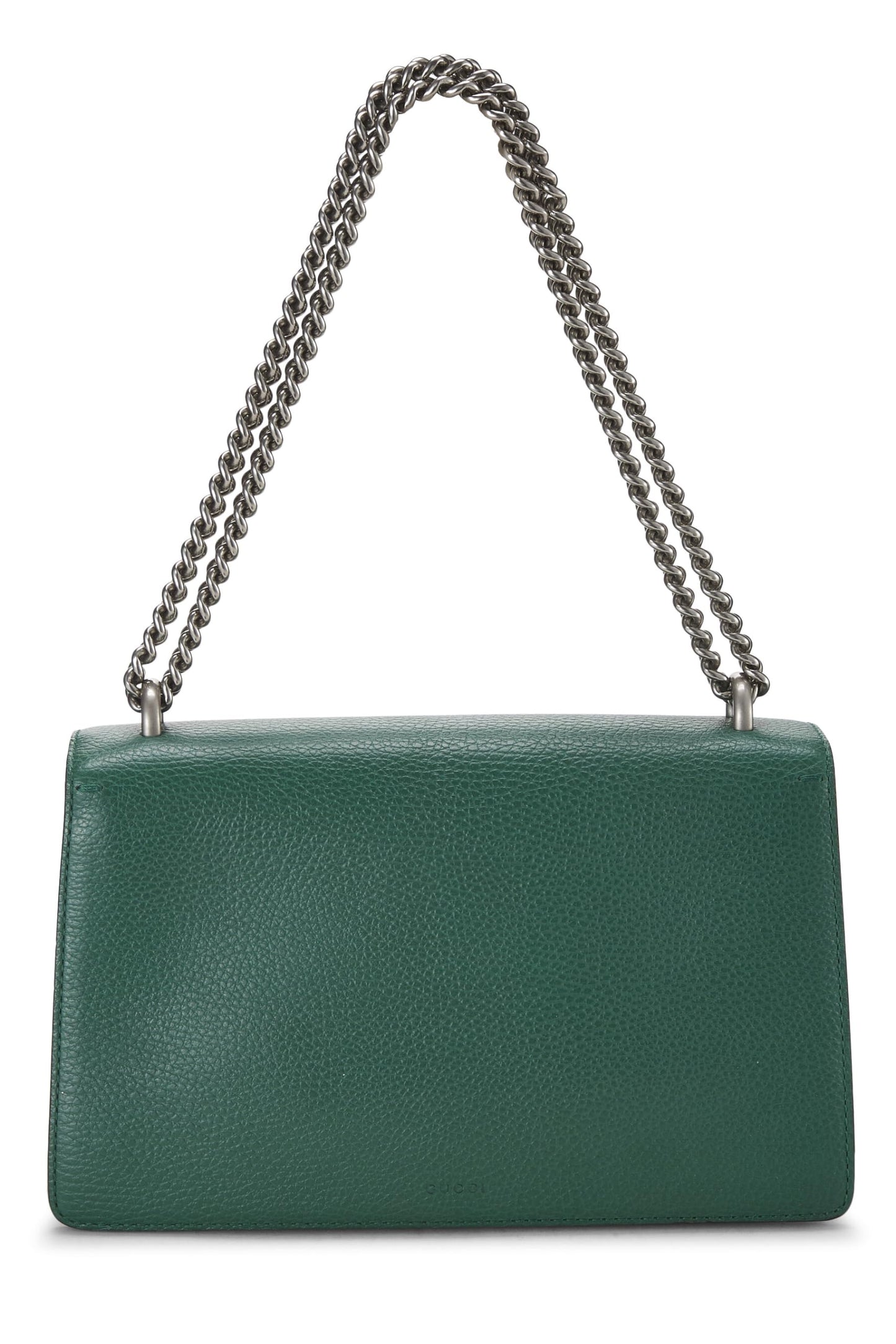 Gucci,  Green Leather Dionysus Shoulder Bag Small, Green