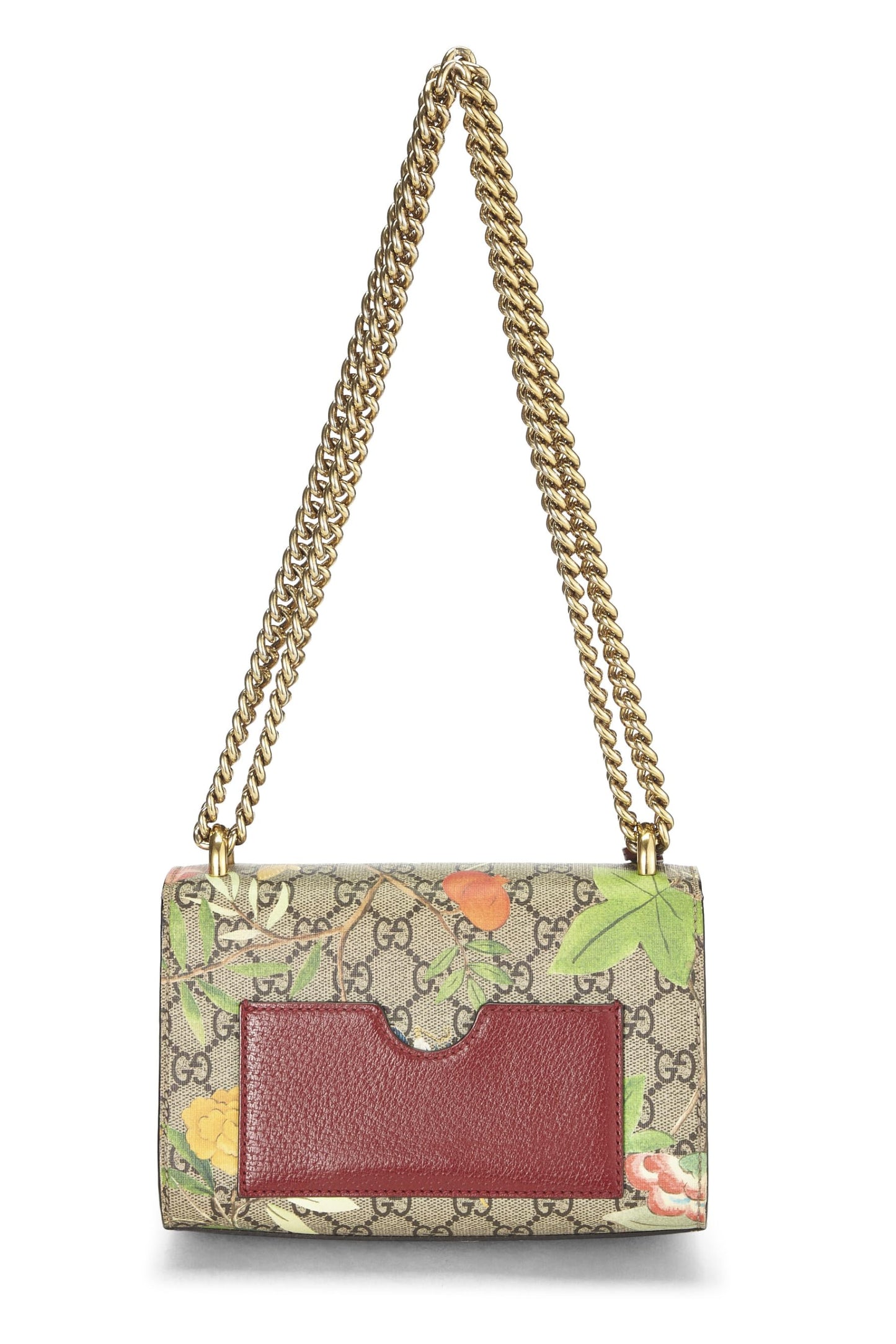 Gucci,  Multicolor GG Supreme Tian Canvas Padlock Shoulder Bag Small, Multi