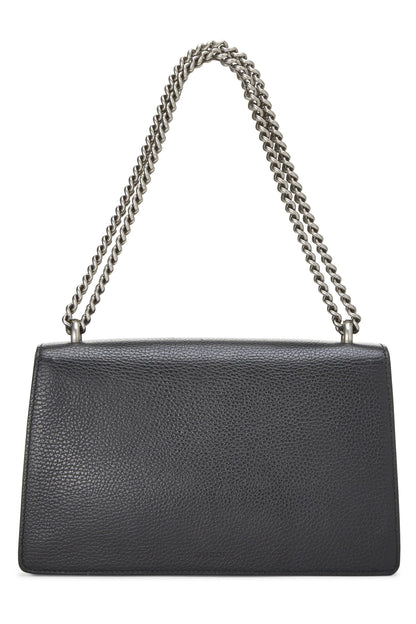 Gucci,  Black Leather Dionysus Shoulder Bag Small, Black