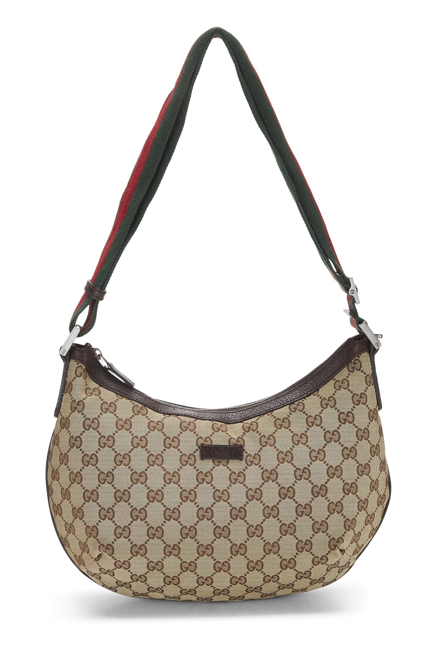 Gucci,  Original GG Canvas Web Round Messenger, Brown