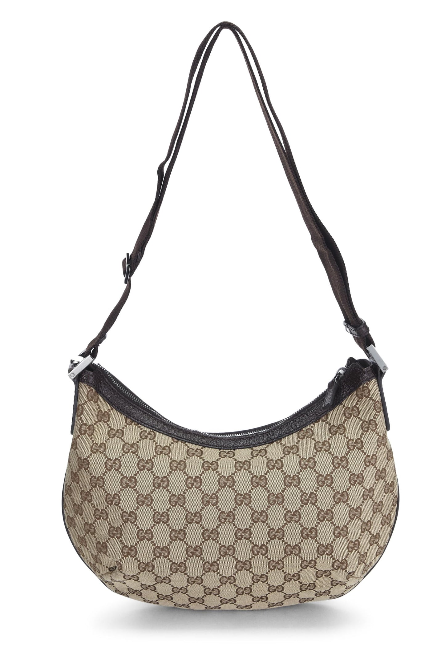 Gucci,  Original GG Canvas Round Messenger, Brown