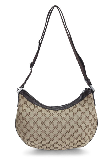 Gucci,  Original GG Canvas Round Messenger, Brown