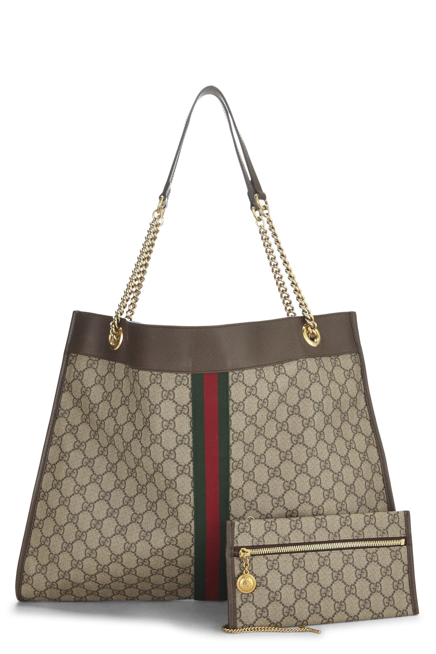 Gucci,  Original GG Supreme Canvas Rajah Tote Large, Brown