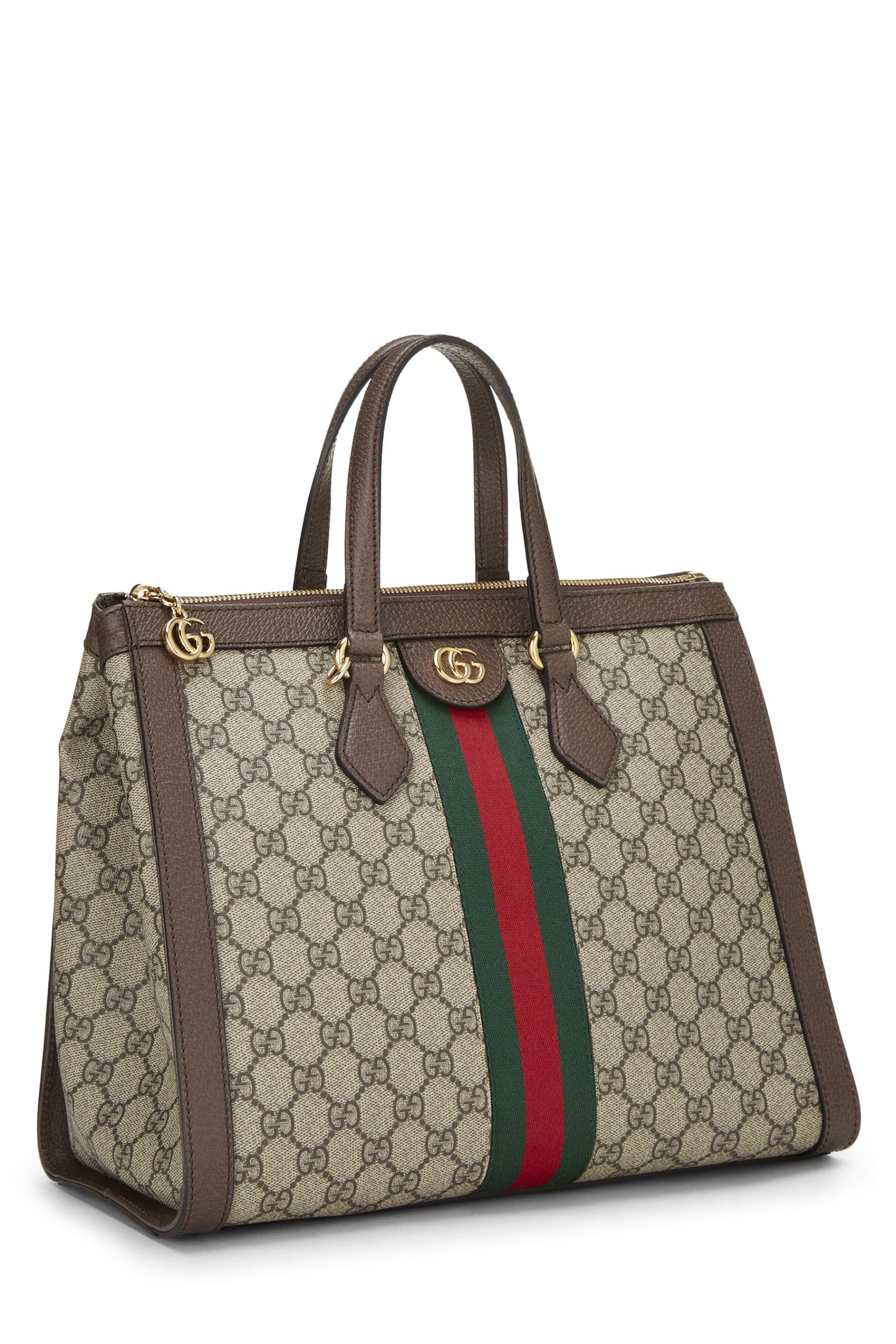 Gucci,  Original GG Supreme Canvas Ophidia Tote Medium, Brown