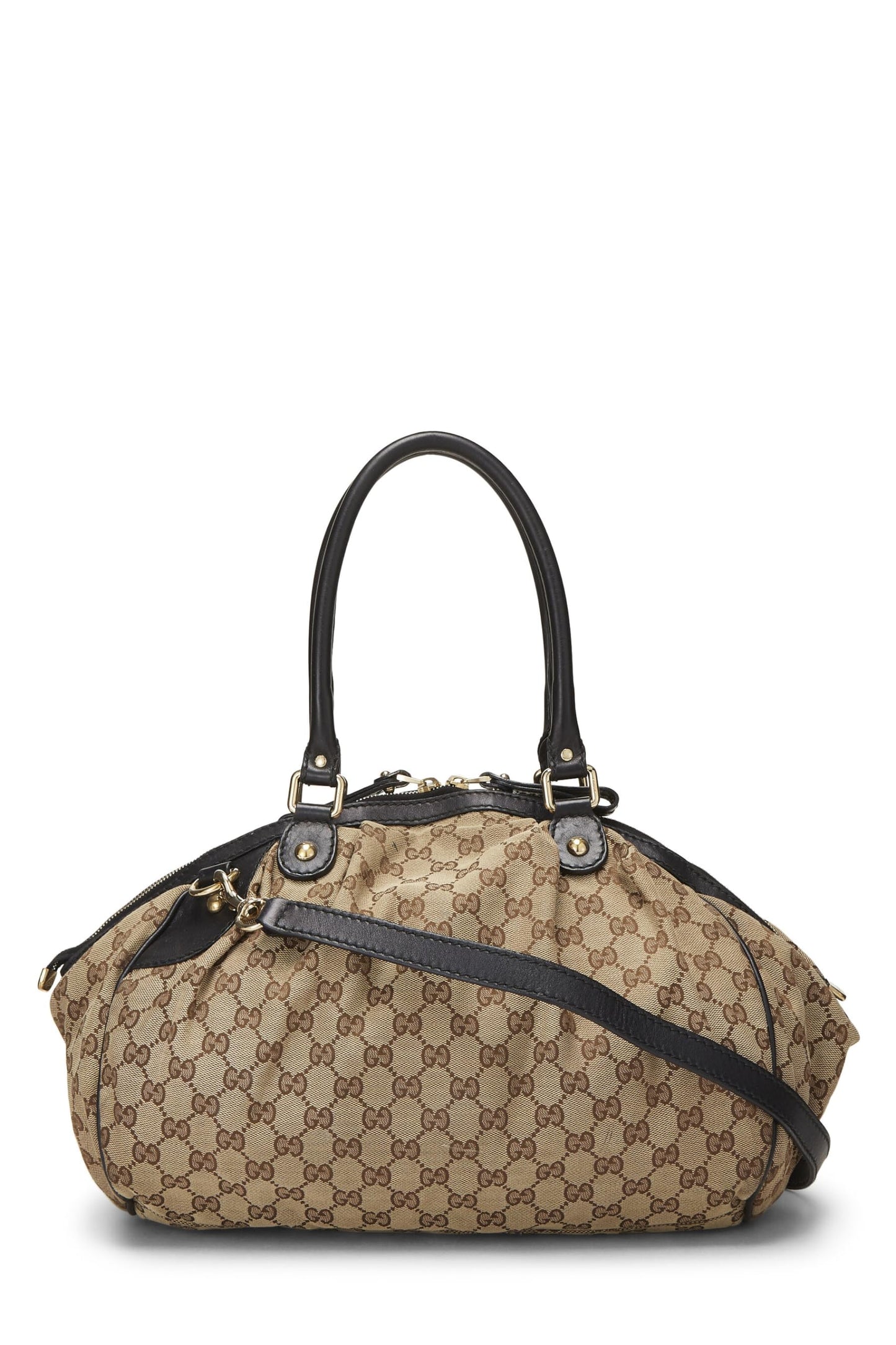 Gucci,  Black Original GG Canvas Sukey Boston, Black