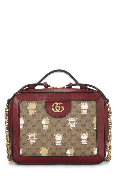 Gucci,  Doraemon x Gucci Coated Canvas Camera Bag, Red