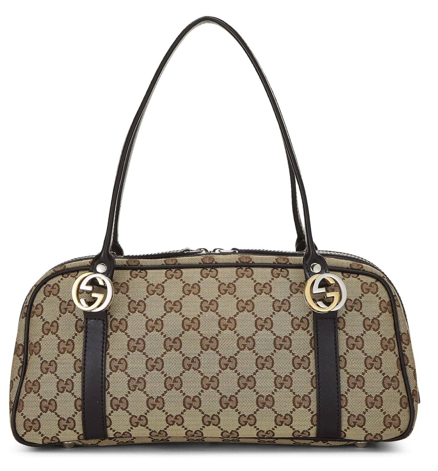 Gucci,  Original GG Canvas Twins Boston Bag, Black