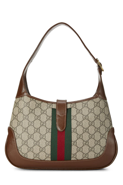 Gucci,  Original GG Supreme Jackie 1961 Shoulder Bag Small, Brown