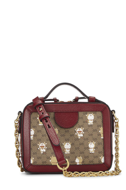 Gucci,  Doraemon x Gucci Coated Canvas Camera Bag, Red