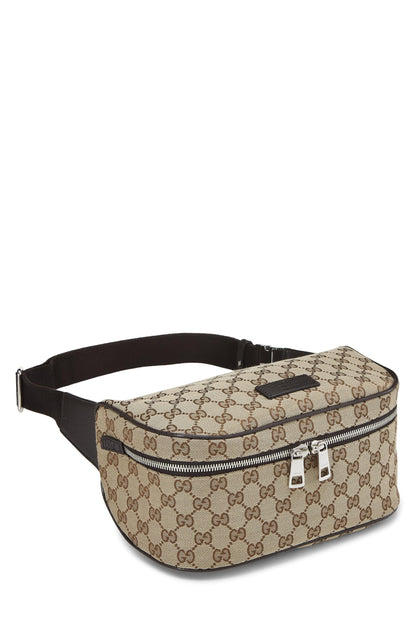 Gucci,  Original GG Canvas Waist Pouch, Brown