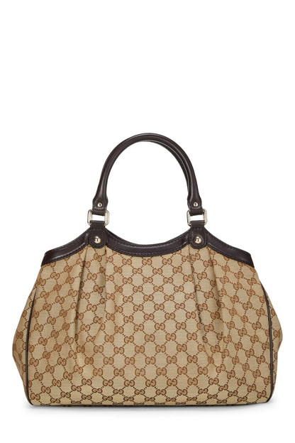 Gucci,  Original GG Canvas Sukey Tote, Brown