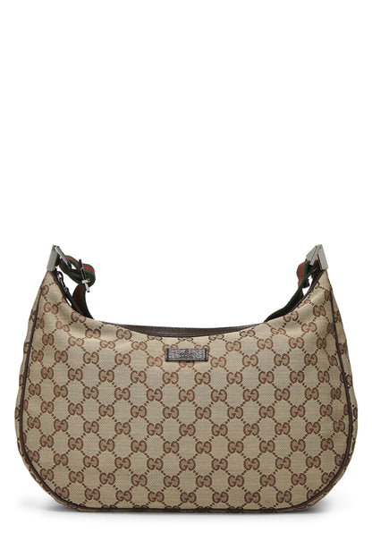 Gucci,  Original GG Canvas Web Messenger, Brown