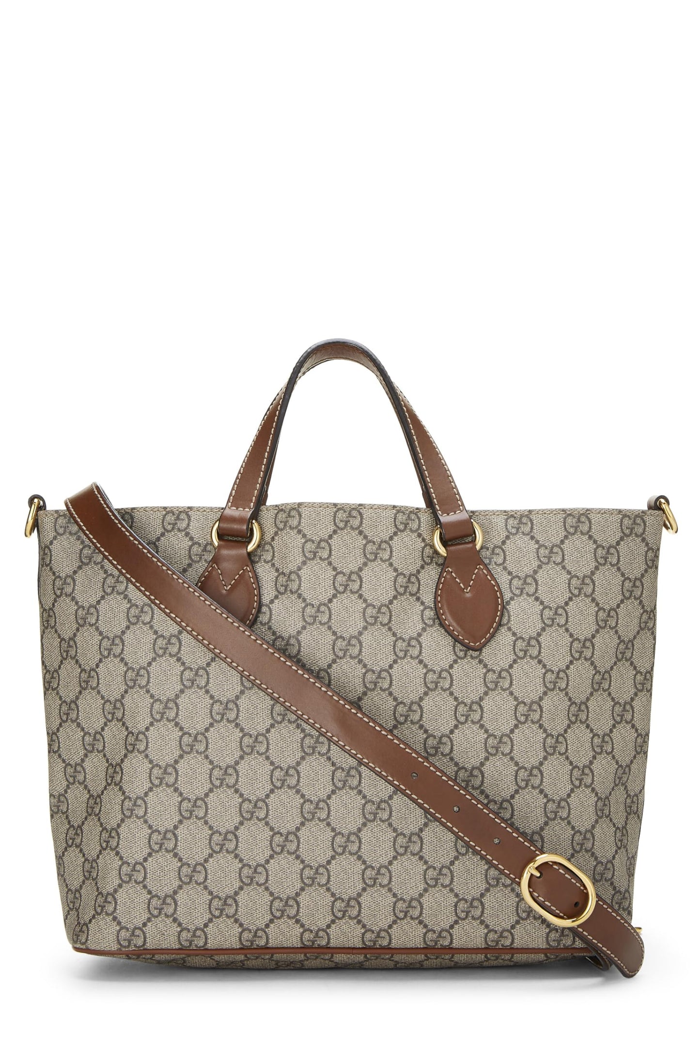 Gucci,  Original GG Supreme Coated Canvas Tote Small, Brown