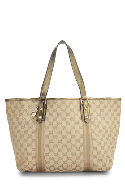 Gucci,  Gold Original GG Canvas Jolicoeur Tote, Gold