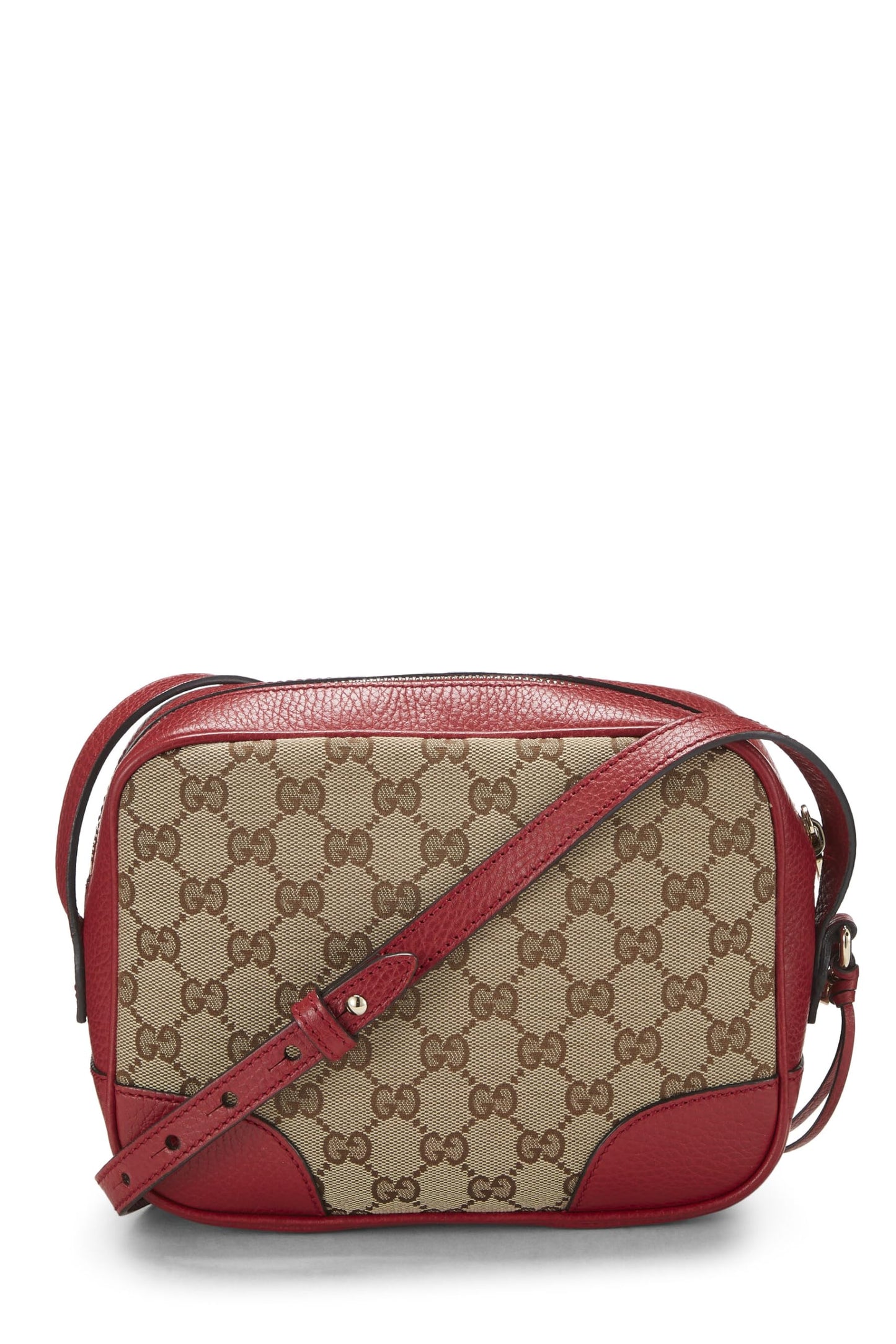 Gucci,  Red Original GG Canvas Bree Crossbody, Red