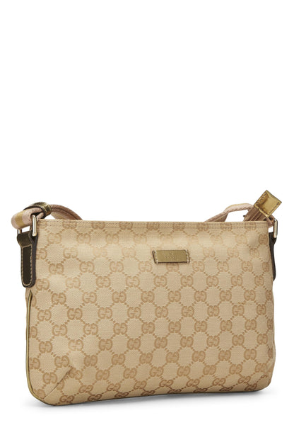 Gucci,  Original GG Canvas Web Messenger, Gold