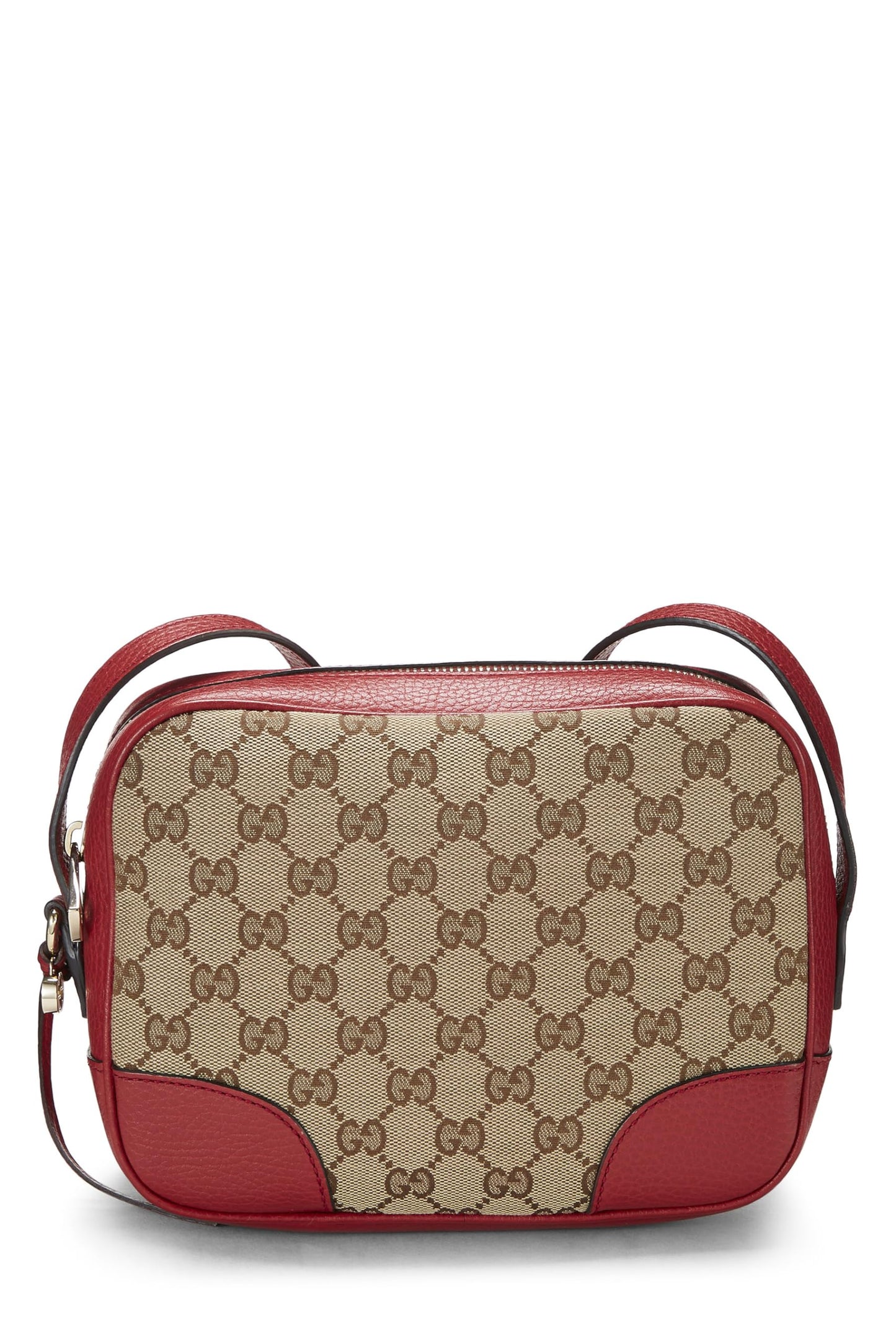 Gucci,  Red Original GG Canvas Bree Crossbody, Red