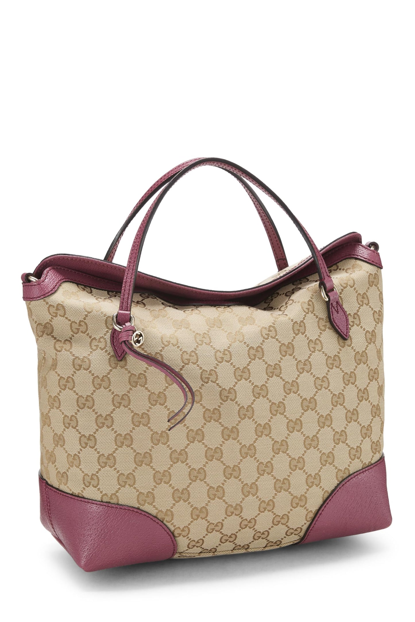 Gucci,  Pink Original GG Canvas Bree Handbag, Pink