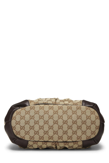 Gucci,  Original GG Canvas Sukey Handbag Medium, Brown