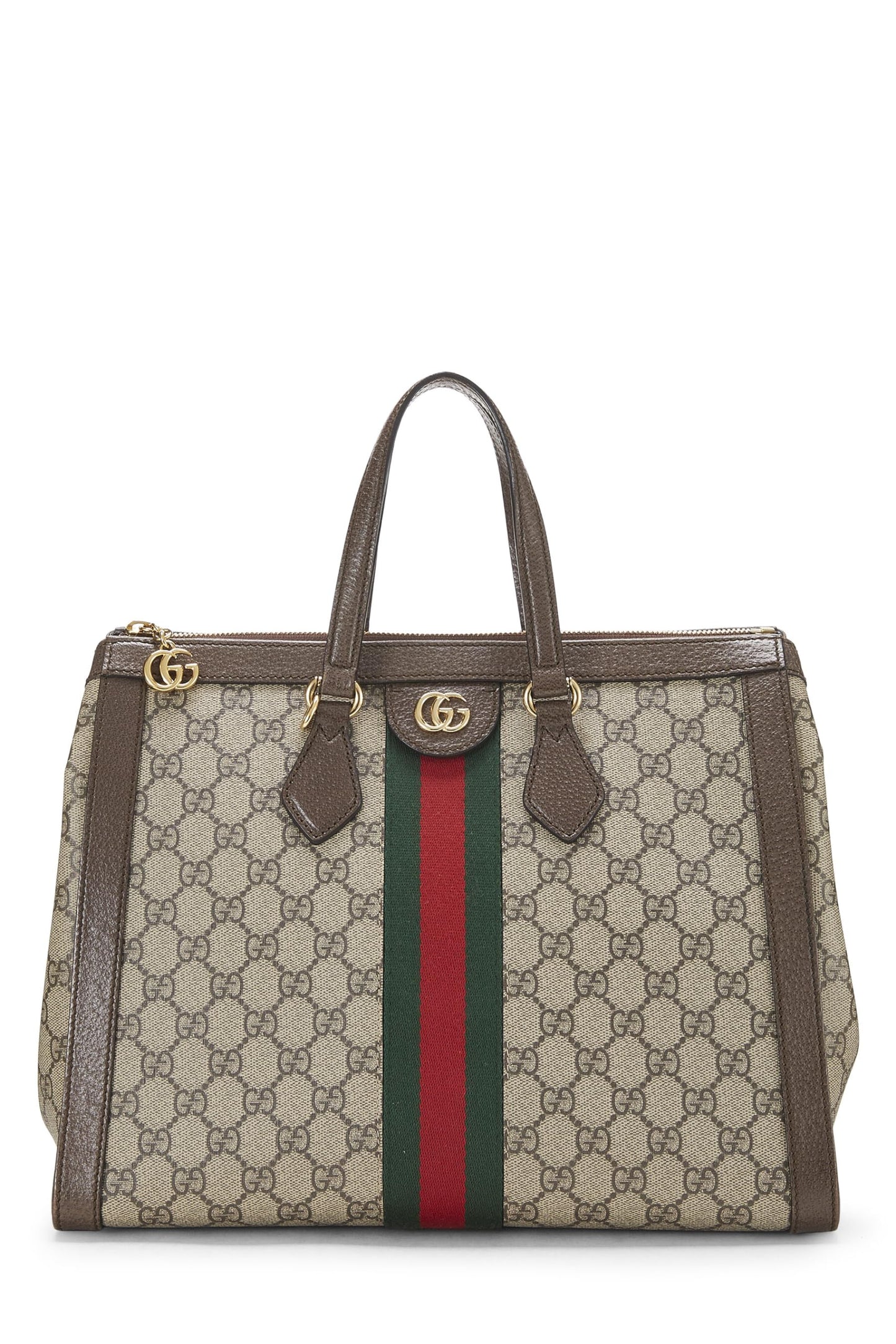 Gucci,  Original GG Supreme Canvas Ophidia Tote Medium, Brown