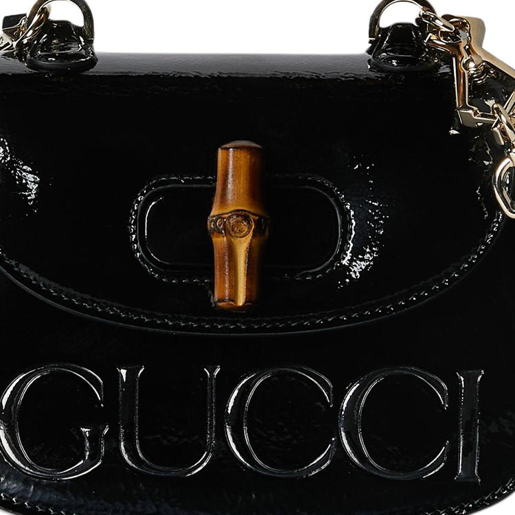 (WMNS) Gucci Bamboo 1947 Mini Top Handle Bag 'Black' 786482-AADJQ-1060