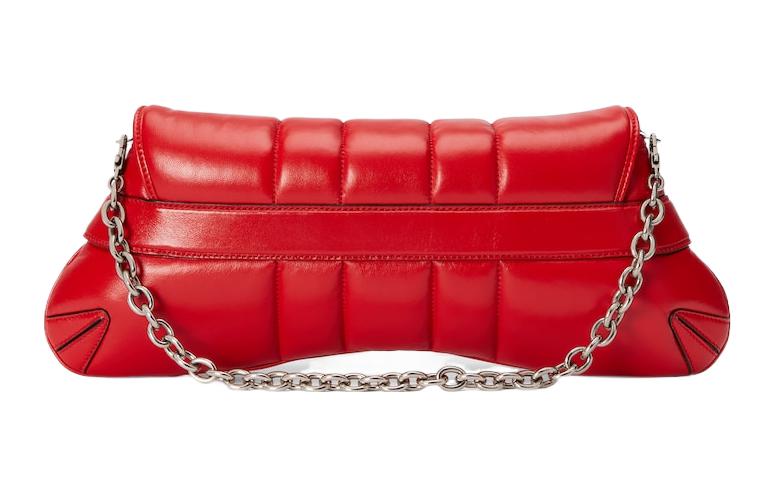 (WMNS) Gucci Horsebit Chain Medium Shoulder Bag 'Red' 764255-AACU1-6404