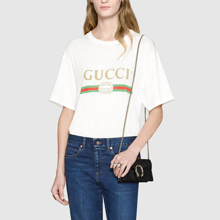 (WMNS) Gucci Dionysus Mini-Sized Single-Shoulder Bag Black 476432-CAOGN-8176