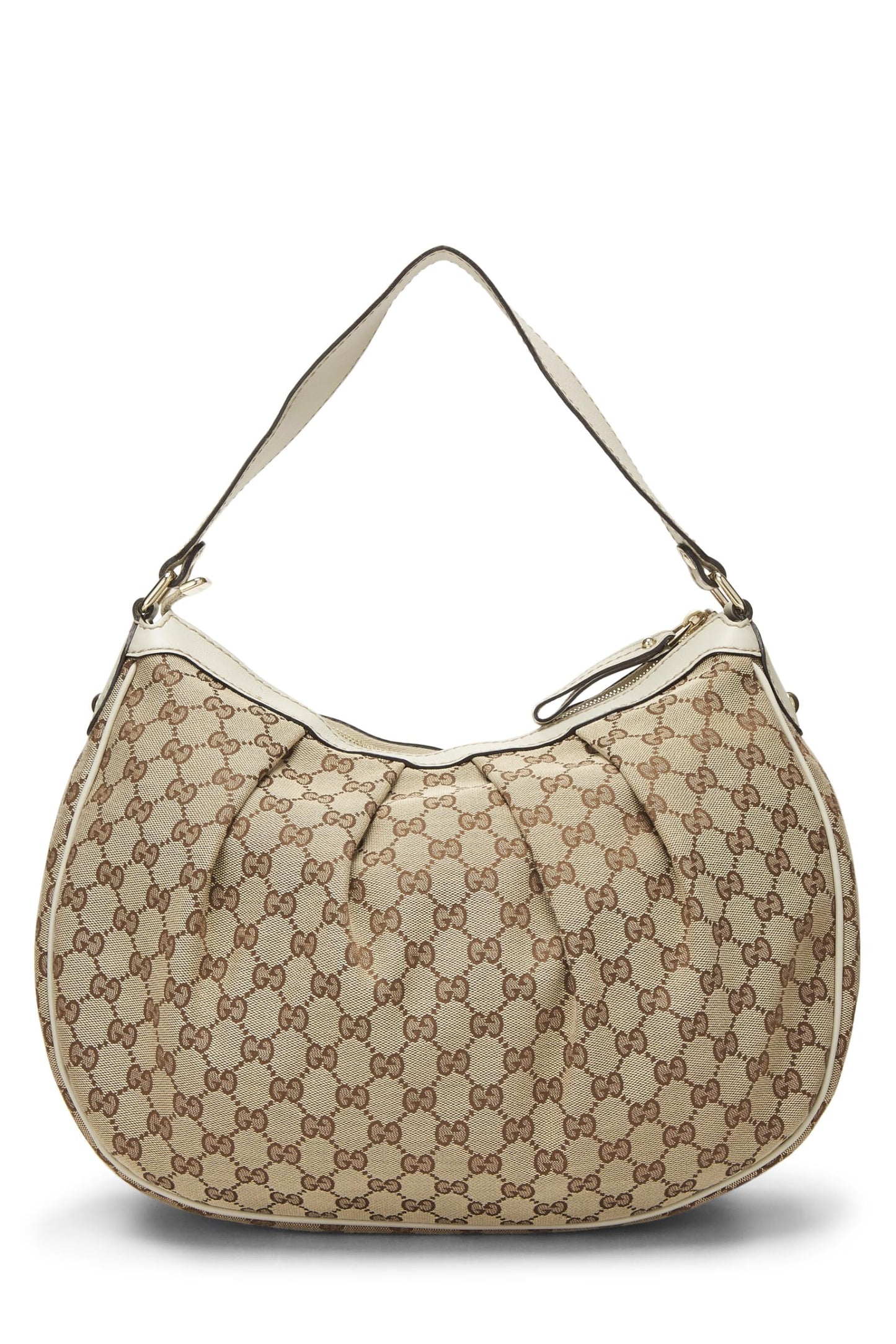 Gucci,  Original GG Canvas Sukey Hobo, White