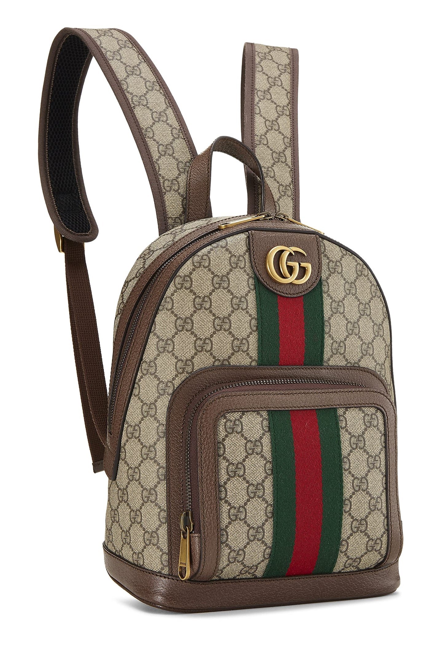 Gucci,  Original GG Supreme Canvas Ophidia Backpack Small, Brown