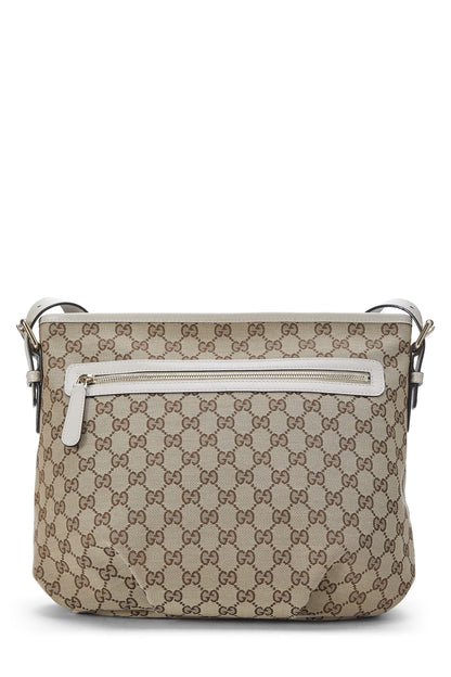 Gucci,  Original GG Canvas Zip Pocket Crossbody Large, White