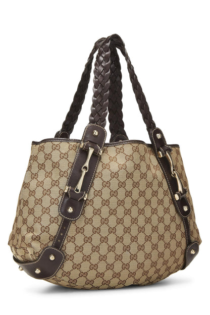 Gucci,  Original GG Canvas Pelham Tote, Brown