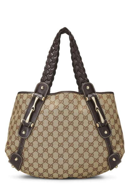 Gucci,  Original GG Canvas Pelham Tote, Brown