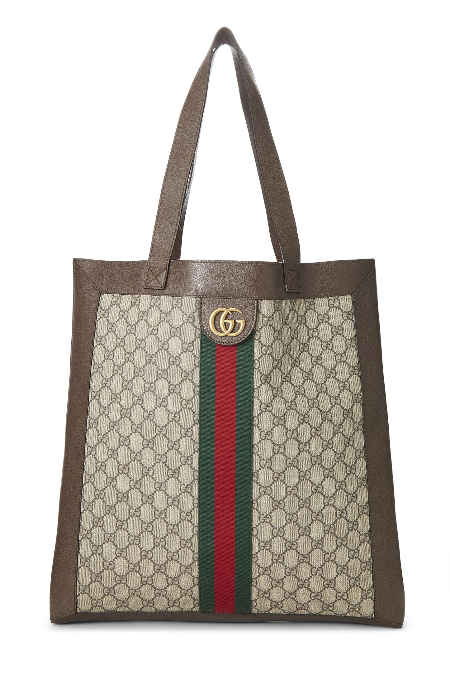 Gucci,  Original GG Supreme Canvas Ophidia Tote Large, Brown